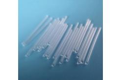 China Single-Port Sealed Quartz Glass Tube Durable For Various Uses supplier