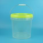 High Transparent Food Grade Square Plastic Bucket 10L 5L for sale