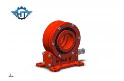 China VE3 Enveloping Worm Gear Single Axis Solar Tracker Small Slew Drive supplier