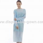Hospital Long Sleeve Disposable CPE Gown With Thumb Cuff for sale