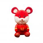 Chinese Zodiac Rat Stuffed Plush Toy 25cm For New Year for sale