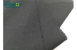 China Medium Weight 76 Gsm Twill Woven Interlining Fabric With PA Double Dot supplier