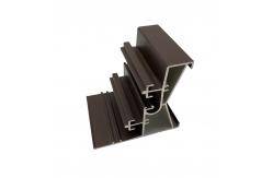 China 6063 T5 Brown Powder Coated Aluminium Extrusions supplier