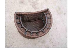 China Cane Garden Daybed With Tea/ Coffee Table , Wicker Oval Daybed supplier