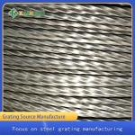 Twisted Square Iron Wire Products 4mm For Steel Grid Plate Processing for sale