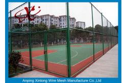 China Galvanized Steel Chain Link Fence Diamond Wire Mesh Fence Privacy Fence supplier