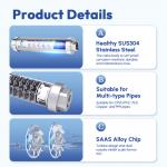 Home Saltless Water Descaler System with Eco-Friendly Physical Technology