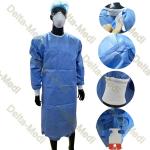 PP SMS Reinforced Disposable Surgeon Gown For Operation Surgery for sale