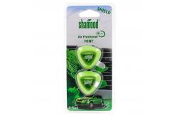 China Car Vent Hanging Mint Mini Trangle 2.5ml*2 Liquid Car Air Freshener supplier