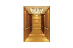 China Wooden Elevator Cabin Decoration Luxury Ceiling And Down Lamp supplier