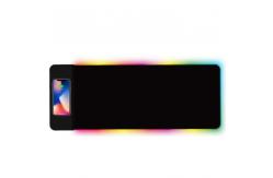 China Customized LED RGB Rubber Wireless Charging Game Mouse Pad Large supplier