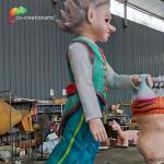 Weather Proof Large Custom Made Animatronics With LED Light Personalized for sale