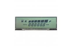 China HTN Positive 5.0 V 7:30  O' CLOCK Transflective Customizable Speedometer Screen supplier