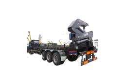 China 40 Ton Side Lift Container Transport Sideloader Trailer Self Loading Truck Trailer supplier