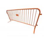 Temporary Perimeter Fencing\Blue Portable Crowd Control Barriers Fence With Flat Feet for sale