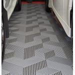 Heavy Duty 3D Garage Floor Tiles with Interlocking System for sale