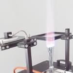 SUS304 Accuracy 0.1s Flammability Test Chamber , ISO 9151 Fabric Testing Instruments