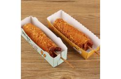 China Eco Friendly Custom Hot Dog Boxes Food Paperboard Folders Box Factory supplier