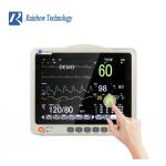 Parameter Patient Monitor with Audible / Visible Alarm System ECG/SPO2/NIBP/Temp for sale