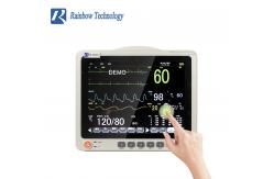 China Parameter Patient Monitor with Audible / Visible Alarm System ECG/SPO2/NIBP/Temp supplier