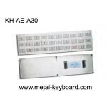 Water proof Outdoor Kiosk Industrial Metal Keyboard with 30 Keys Anti - Rusty for sale