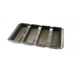 RK Bakeware China Foodservice NSF 9'' Aluminium Loaf Pan 4 Straps High Quality Pullman Loaf Bread Pan for sale