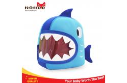 China 0.3KG Toddler Shark Backpack , Preschool Personalized Backpacks supplier