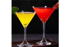 China Hand Blown Clear Cocktail Glass Crystal 10 Oz For Martini Drinking supplier