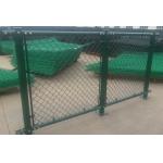 Powder Coated 7ft Height Diamond Chain Link Fence 50*50mm Hole Size for sale