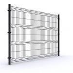 Galvanized Welded 3d Curved Wire Mesh Fence For Garden for sale