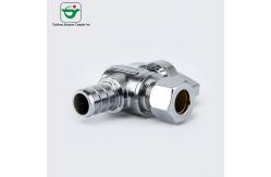China Multi Turn 1/2''X1/2'' PEX Pipe Replacing Angle Stops supplier