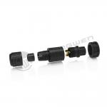 Mini IP67 Waterproof Connector Electrical 3 Pin Female Plug Connector