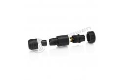 China Mini IP67 Waterproof Connector Electrical 3 Pin Female Plug Connector supplier