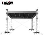 Aluminum Outdoor Stage Roof Truss With Portable Stage for sale