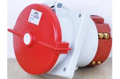China IP67 Panel Mounted Industrial Receptacle / Panel Mount Socket Copper Metal Material supplier