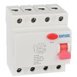 Din Rail Electrical 4P 30mA ELCB Circuit Breaker 415V for sale