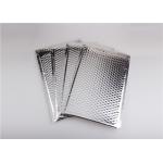Self Seal Silver Metallic Bubble Mailers , Bubble Wrap Envelopes Recyclable for sale
