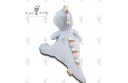 China Child Friendly Soft Plush Toy Stuffed Grey Dinosaur Plush 28 X 32cm supplier