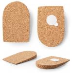 Antistatic Antiskid Natural Cork Sole Heel Lift Inserts  4.5*2.7in 4.25*2.4in for sale