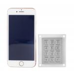 12 keys compact format IP67 vandal proof stainless steel industrial Numeric keypad for sale