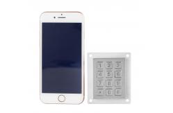 China 12 keys compact format IP67 vandal proof stainless steel industrial Numeric keypad supplier