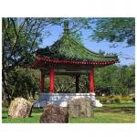 Arbours Prefab Chinese Style Pavilion 2.6m Garden Pavilion Wooden Gazebo for sale