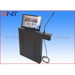 Automatic Microphone Computer LCD Monitor Lift With 15.6 Inch Motorized Screen for sale