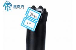 China 34mm 7 Degree Tapered Button Bit With Zin Coated Inside Mining Tools supplier