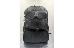 China Large Capacity Custom Football Backpack , Black Soccer Backpack With Shoe Compartment supplier