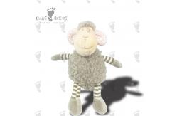 China 30 X 20cm Grey  Goat Dog Toy Child Friendly Dog Chew Toys supplier