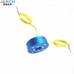 Lead Length 9.843inch Fiber brush Pancake Slip Ring For Industrial Machinery Inner size:70mm for sale