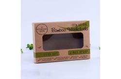 China Kraft paper handmade soap packaging box with pvc window supplier