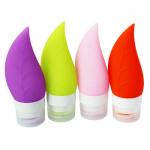 OEM ODM BPA Free Squeezable Silicone Travel Bottles for sale