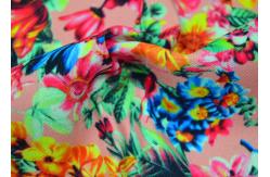 China Twill Polyester Fabric / Patterned Printed Polyester With Heat Transfer supplier